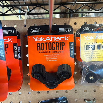 Yak Attack RotoGrip Paddle Holder, Track Mount