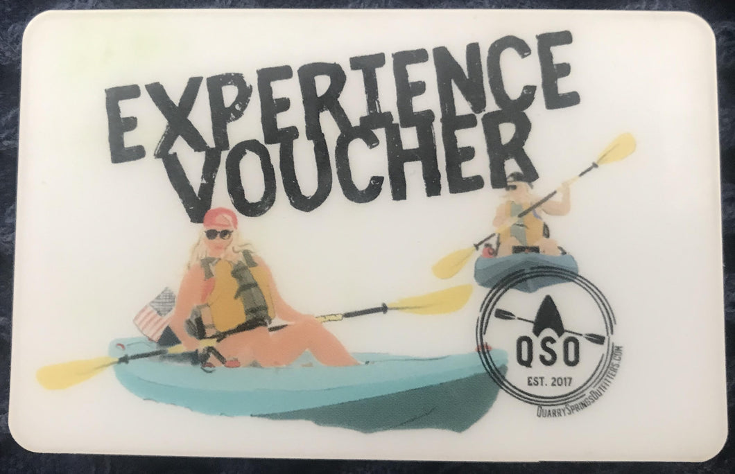 QSO Kayaking Gift Card – Quarry Springs Outfitters