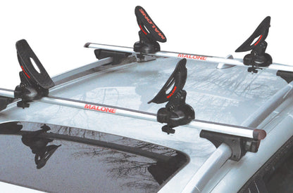 Malone SaddleUp Pro Kayak Carrier with Tie-Downs - Saddle Style - Rear Loading - Jawz Hardware